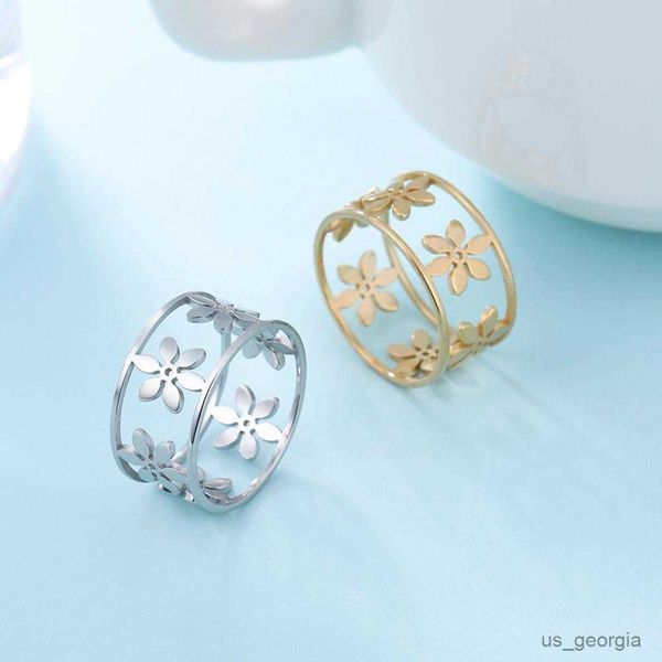 band rings skyrim 2023 romantic flower finger ring stainless steel wide hollow women girls casual rings jewelry engagement gift, Silver
band rings skyrim 2023 romantic flower finger ring stainless steel wide hollow women girls casual rings jewelry engagement gift, Silver