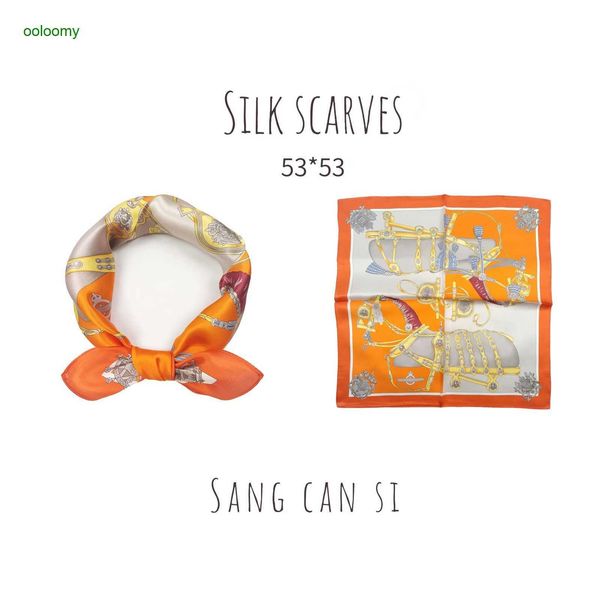 hemres designer scarves spring new square women's mulberry silk 53cm small scarf simple and versatile flight attendant, Blue;gray
hemres designer scarves spring new square women's mulberry silk 53cm small scarf simple and versatile flight attendant, Blue;gray