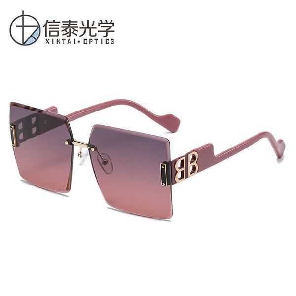 new trendy street p concave design gradient b home fashion large frame frameless cut edge sunglasses, White;black
new trendy street p concave design gradient b home fashion large frame frameless cut edge sunglasses, White;black