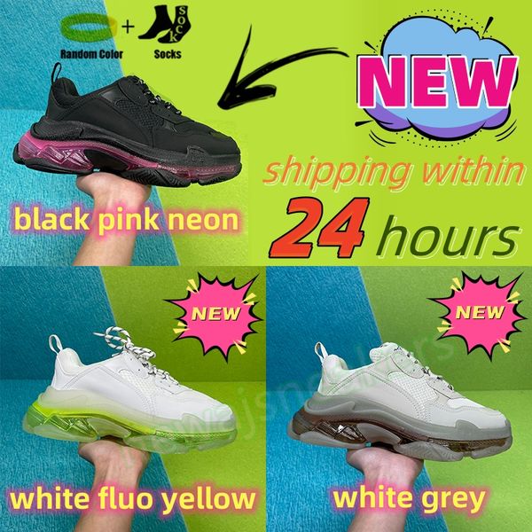 triple s clear sole casual shoes designer sneakers casual men luxury shoes black pink neon white fluo yellow white grey mens women outdoor p
triple s clear sole casual shoes designer sneakers casual men luxury shoes black pink neon white fluo yellow white grey mens women outdoor p