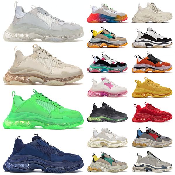 triple s designer shoes men women triple-s 17fw trainers old grandpa vintage luxury clear sole crystal bottom platform loafers outdoor sneak, Black
triple s designer shoes men women triple-s 17fw trainers old grandpa vintage luxury clear sole crystal bottom platform loafers outdoor sneak, Black