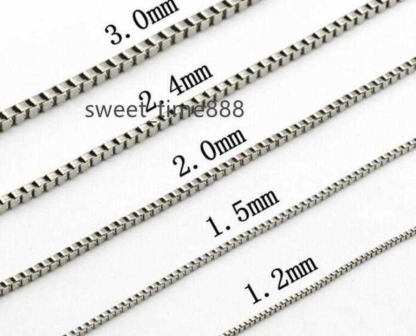 1.2mm 1.5mm 2mm jewelry accessories china manufacturer 2022 stainless steel gold square box chains necklace, Silver
1.2mm 1.5mm 2mm jewelry accessories china manufacturer 2022 stainless steel gold square box chains necklace, Silver