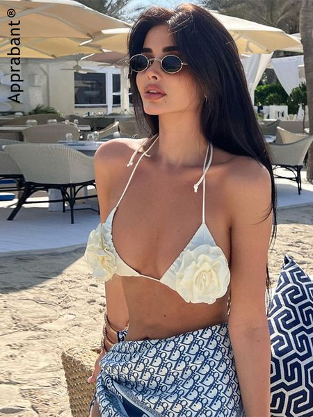 women's swimwear apprabant flower threedimensional design bikini set tieup hollow beach suit seaside girl slim bikiniler 2 piece suits, White;black
women's swimwear apprabant flower threedimensional design bikini set tieup hollow beach suit seaside girl slim bikiniler 2 piece suits, White;black