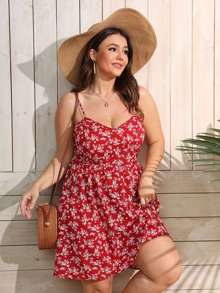 plus size dresses finjani size cami for women summer ditsy floral print party fashion sleeveless suspenders 230509, Black
plus size dresses finjani size cami for women summer ditsy floral print party fashion sleeveless suspenders 230509, Black