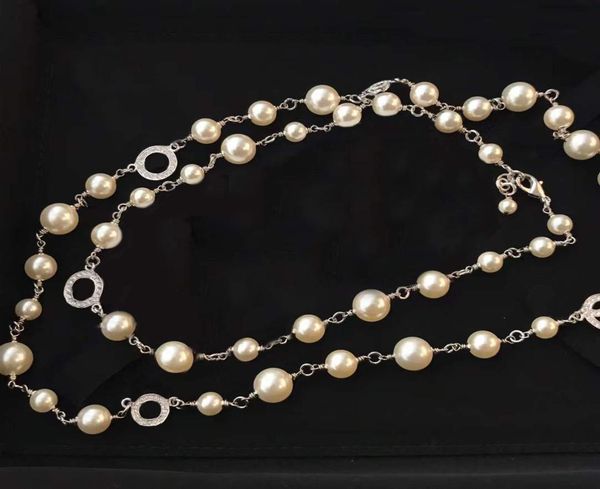 fashion 5c pearl sweater chain beaded necklace for women party wedding jewelry for bride4646212, Silver
fashion 5c pearl sweater chain beaded necklace for women party wedding jewelry for bride4646212, Silver