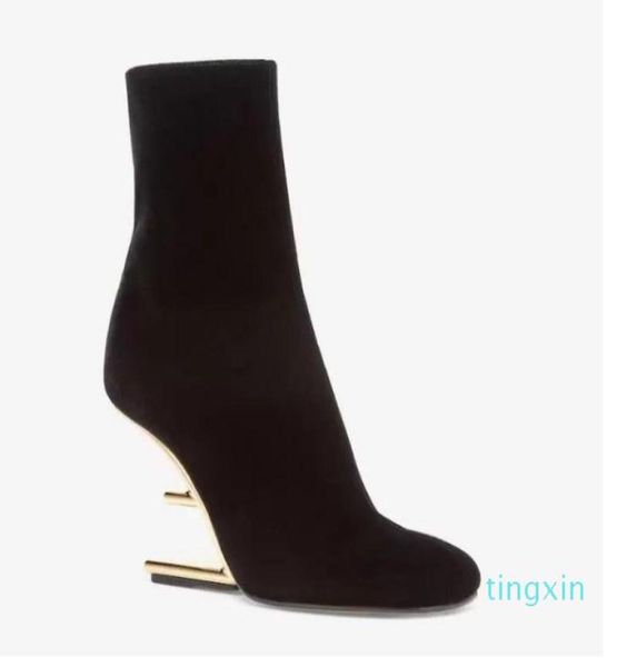 2022 boots fshaped booties rounded toe goldcolored metal party wedding booty1468305, Black
2022 boots fshaped booties rounded toe goldcolored metal party wedding booty1468305, Black
