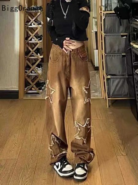 men's pants 2023 european style high street hip hop harajuku y2k embroidery straight wide leg pants women rock punk casual fashion jean, Black
men's pants 2023 european style high street hip hop harajuku y2k embroidery straight wide leg pants women rock punk casual fashion jean, Black
