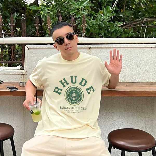 rhude letter niche trendy brand american high street loose and versatile short sleeved summer t-shirt for men and women fog, White;black
rhude letter niche trendy brand american high street loose and versatile short sleeved summer t-shirt for men and women fog, White;black