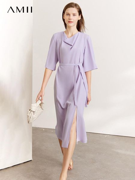 dresses amii minimalism dresses for women fashion 2022 summer pullover vneck office lady split aline vestidos blue female dress 12240678, Black;gray
dresses amii minimalism dresses for women fashion 2022 summer pullover vneck office lady split aline vestidos blue female dress 12240678, Black;gray