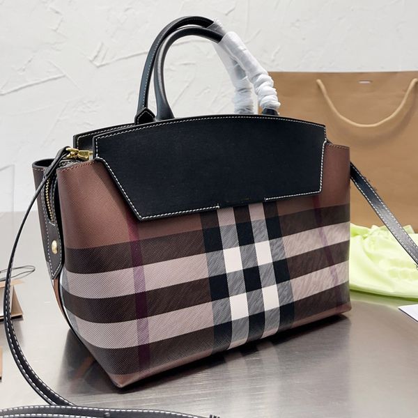 spacious tote bag check and leather handbag handle the carrier bags plaid large capacity shopping purse zipper closure flap pockets embossed
spacious tote bag check and leather handbag handle the carrier bags plaid large capacity shopping purse zipper closure flap pockets embossed