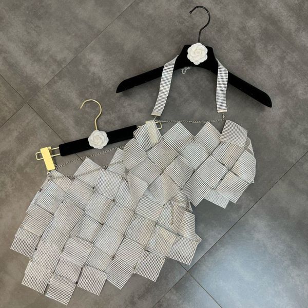 two piece dress borvemays twopiece sets plaid women summer fashion trend sleeveless hollow out irregular mini skirts 230509, White
two piece dress borvemays twopiece sets plaid women summer fashion trend sleeveless hollow out irregular mini skirts 230509, White