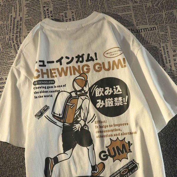 women s t shirt kaus lengan pendek cetak label mode kartun vintage jepang untuk pria dan wanita atasan pasangan kasual longgar musim panas 2, White
women s t shirt kaus lengan pendek cetak label mode kartun vintage jepang untuk pria dan wanita atasan pasangan kasual longgar musim panas 2, White