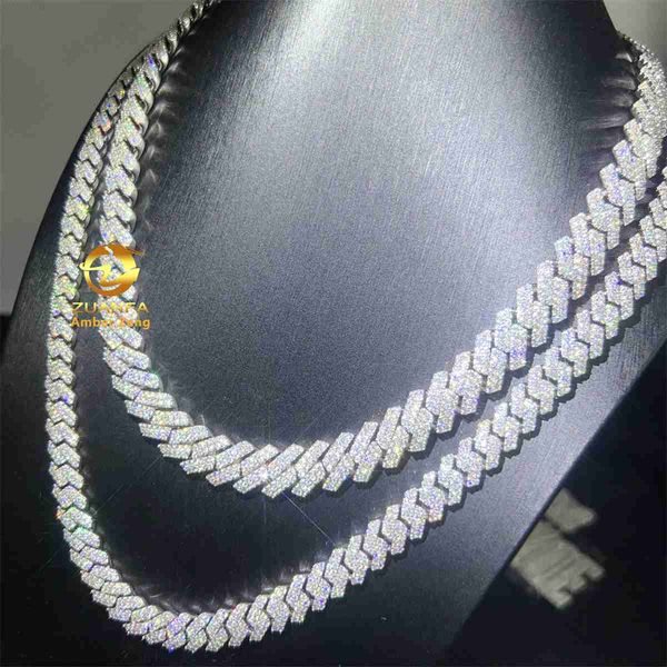 selling 2 row design 925 sterling silver hip hop 10mm 13mm iced out moissanite jewellery diamond cuban link chain
selling 2 row design 925 sterling silver hip hop 10mm 13mm iced out moissanite jewellery diamond cuban link chain