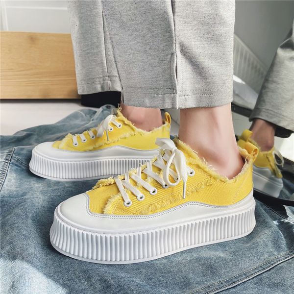 spring fashion men platform casual shoes autumn canvas shoes man lace up vulcanized sneakers male flat shoes zapatillas hombre, Black
spring fashion men platform casual shoes autumn canvas shoes man lace up vulcanized sneakers male flat shoes zapatillas hombre, Black