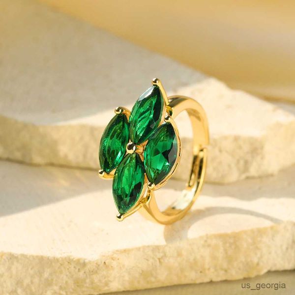 band rings vintage green crystal flower ring for women zircon adjustable open ring fashion wedding jewelry gift, Silver
band rings vintage green crystal flower ring for women zircon adjustable open ring fashion wedding jewelry gift, Silver