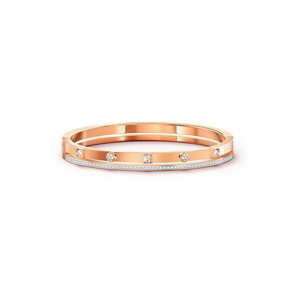 rose gold color double pyramid bangle women's rivet bracelet woman personalized, Black
rose gold color double pyramid bangle women's rivet bracelet woman personalized, Black