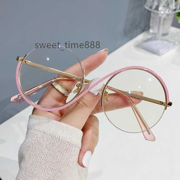 optical eyeglasses round metal frames women fashion half frame computer anti blue light optical glasses, White;black
optical eyeglasses round metal frames women fashion half frame computer anti blue light optical glasses, White;black