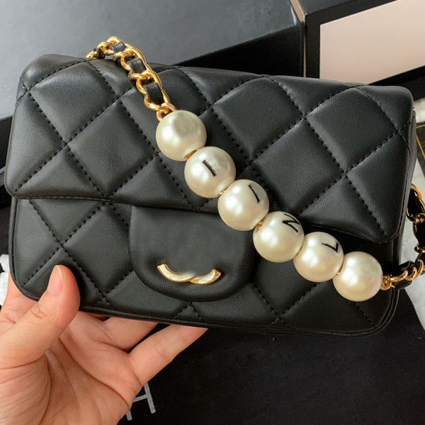 pearl letter chain waist pack women designer bag calfskin leather gold metal hardware crossbody shoulder handbag adjustable strap luxury che
pearl letter chain waist pack women designer bag calfskin leather gold metal hardware crossbody shoulder handbag adjustable strap luxury che