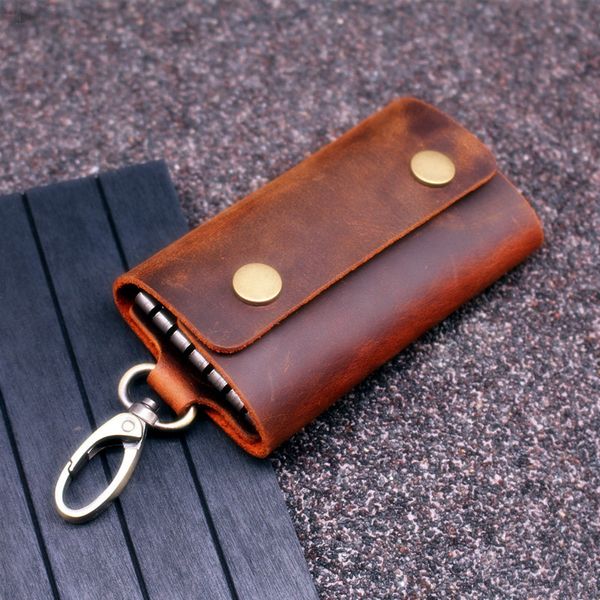 bag organizer handmade genuine leather key wallet men holder chain pouch purse zipper designer housekeeper car small case s 230509, Blue;pink
bag organizer handmade genuine leather key wallet men holder chain pouch purse zipper designer housekeeper car small case s 230509, Blue;pink