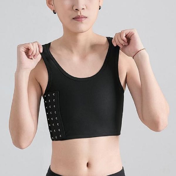 womens shapers women breathable chest breast binder side buckle short vest underwear tank wireless wrap bandage 230509, Black;white
womens shapers women breathable chest breast binder side buckle short vest underwear tank wireless wrap bandage 230509, Black;white