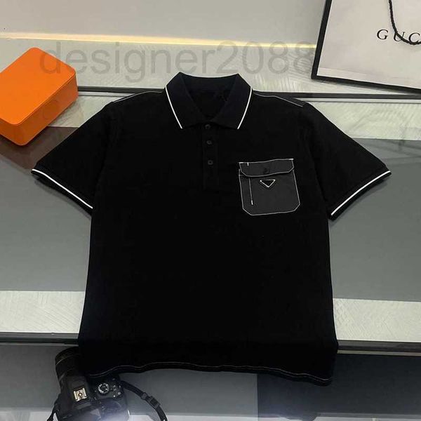 men's polos designer classic street polos men luxury t shirts imported cotton comfortable high-quality chest zipper pocket embellishmen, White;black
men's polos designer classic street polos men luxury t shirts imported cotton comfortable high-quality chest zipper pocket embellishmen, White;black