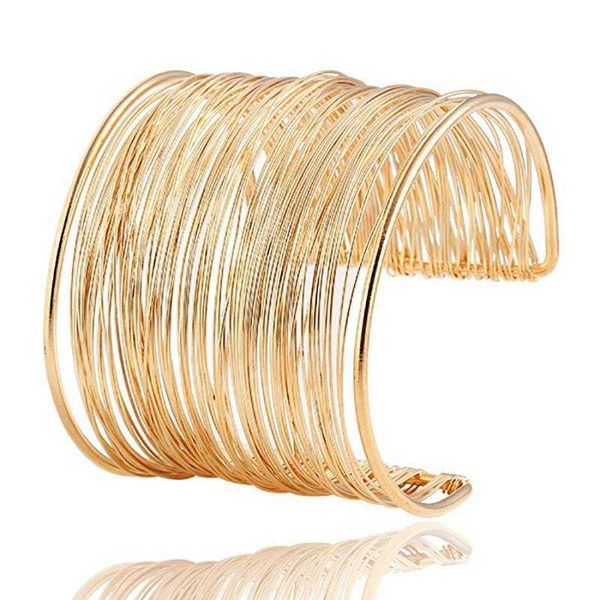 fashion trend retro hand strap bracelets exaggerated punk temperament bracelet personalized ornament wholesale, Golden;silver
fashion trend retro hand strap bracelets exaggerated punk temperament bracelet personalized ornament wholesale, Golden;silver