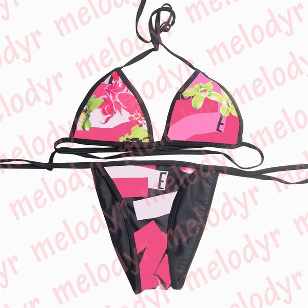 women flower bikinis summer holiday letter print swimwear three point swimming swimsuit, Black
women flower bikinis summer holiday letter print swimwear three point swimming swimsuit, Black