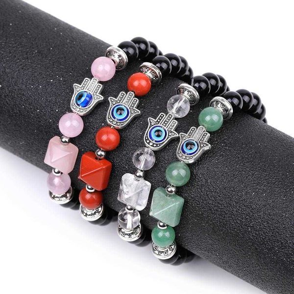 natural obsidian amethyst pyramid bracelet female pink crystal tiger shaped stone fatima hand, Golden;silver
natural obsidian amethyst pyramid bracelet female pink crystal tiger shaped stone fatima hand, Golden;silver