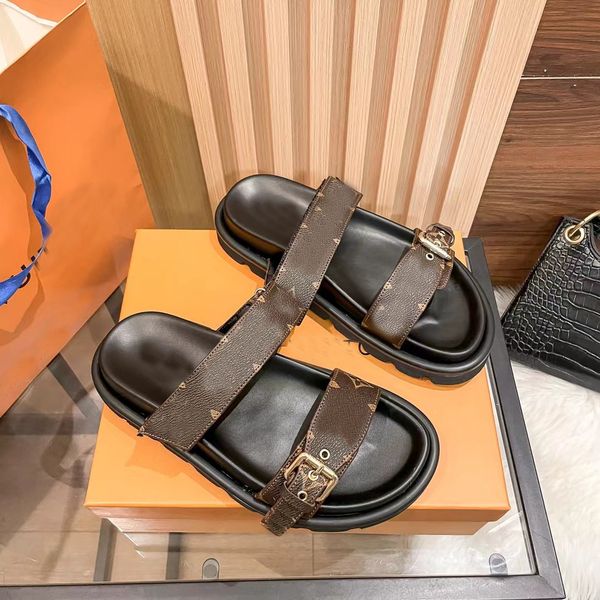 women multicolor flat slippers sandals with 2 straps lady fashion metal buckle beach slides lace-up scuffs for summer 35-42, Black
women multicolor flat slippers sandals with 2 straps lady fashion metal buckle beach slides lace-up scuffs for summer 35-42, Black
