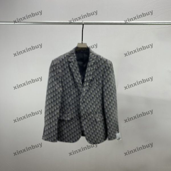 xinxinbuy men designer coat jacket double letter jacquard fabric long sleeve women black khaki gray blue xs-2xl, Black;brown
xinxinbuy men designer coat jacket double letter jacquard fabric long sleeve women black khaki gray blue xs-2xl, Black;brown