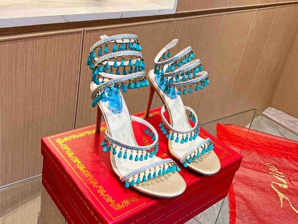 realfine888 sandals 5a 5730370 rc renecavila chandelier crystal 9.5cm high heel sandal slippers fashion shoes for women size 35-42, Black
realfine888 sandals 5a 5730370 rc renecavila chandelier crystal 9.5cm high heel sandal slippers fashion shoes for women size 35-42, Black