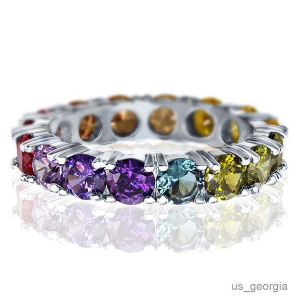 band rings fashion colored cubic promise rings for women wedding party accessories statement jewelry, Silver
band rings fashion colored cubic promise rings for women wedding party accessories statement jewelry, Silver
