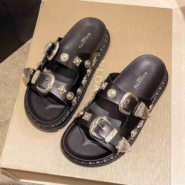 slippers summer punk rock women slippers rivets platform leather mules creative metal fittings slippers female casual sandals shoe slides y2, Black
slippers summer punk rock women slippers rivets platform leather mules creative metal fittings slippers female casual sandals shoe slides y2, Black