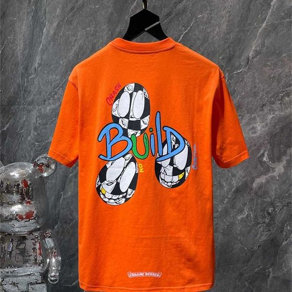 designer chrome//heart mens t-shirts summer balloon letter printing round neck short sleeve official website womens loose cotton tshirt, Black
designer chrome//heart mens t-shirts summer balloon letter printing round neck short sleeve official website womens loose cotton tshirt, Black