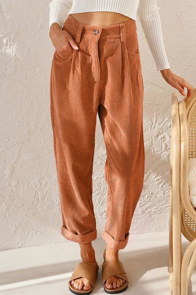 women's pants capris autumn casual corduroy pants women's loose straight loose trousers for women high waist pants all-match 22883, Black;white
women's pants capris autumn casual corduroy pants women's loose straight loose trousers for women high waist pants all-match 22883, Black;white