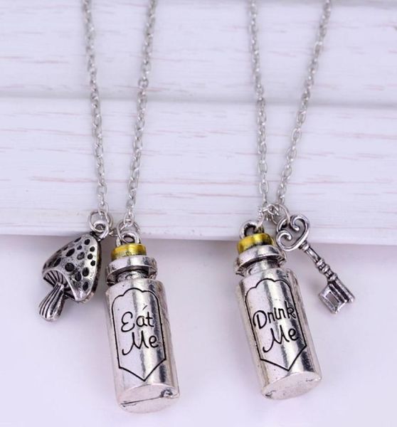 whole fairy tale story alice in wonderland necklaces grade quality letter drink me eat me pendant couple jewelry classic b4556399, Silver
whole fairy tale story alice in wonderland necklaces grade quality letter drink me eat me pendant couple jewelry classic b4556399, Silver
