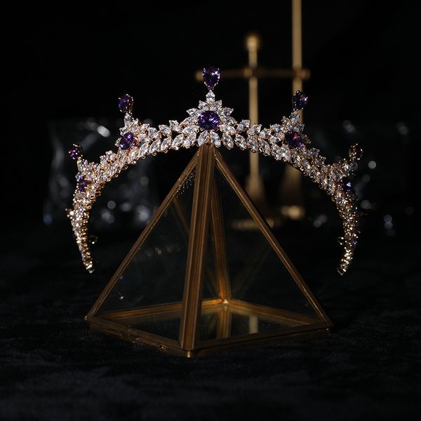 cubic zircon crown wedding tiara hair piece gold silver color bridal hairband women headpiece girls birthday party crowns
cubic zircon crown wedding tiara hair piece gold silver color bridal hairband women headpiece girls birthday party crowns