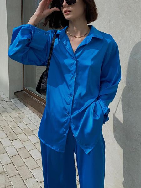 women's two piece pants 2023 summer satin shirts home suit for women thin wide leg outfits set green trouser tracksuit 230509, White
women's two piece pants 2023 summer satin shirts home suit for women thin wide leg outfits set green trouser tracksuit 230509, White