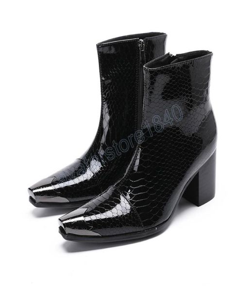 genuine leather cowboy western ankle boots men high zip buckle dress shoes black footwear man basic boots1455289
genuine leather cowboy western ankle boots men high zip buckle dress shoes black footwear man basic boots1455289