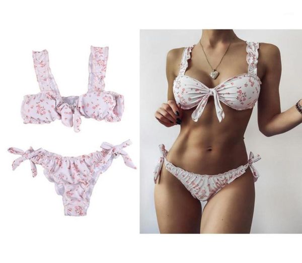 women039s floral printed bikini suit swimsuit tie knot front print beach wear padded swimwear set9521268, White;black
women039s floral printed bikini suit swimsuit tie knot front print beach wear padded swimwear set9521268, White;black
