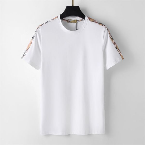 summer new men's t-shirt fashion trend designer european and american style printed personality hundred match young charm internet cele, White;black
summer new men's t-shirt fashion trend designer european and american style printed personality hundred match young charm internet cele, White;black