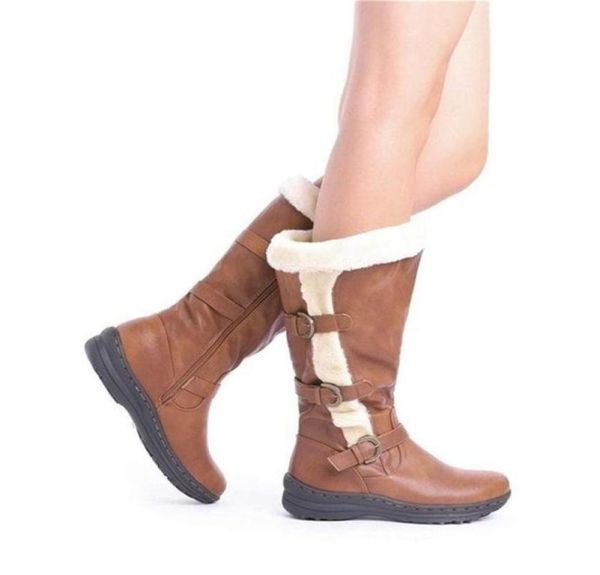winter mid calf boots new warmer plush ladies flat shoes solid artificial leather girls long boots female snow boots4478449, Black
winter mid calf boots new warmer plush ladies flat shoes solid artificial leather girls long boots female snow boots4478449, Black