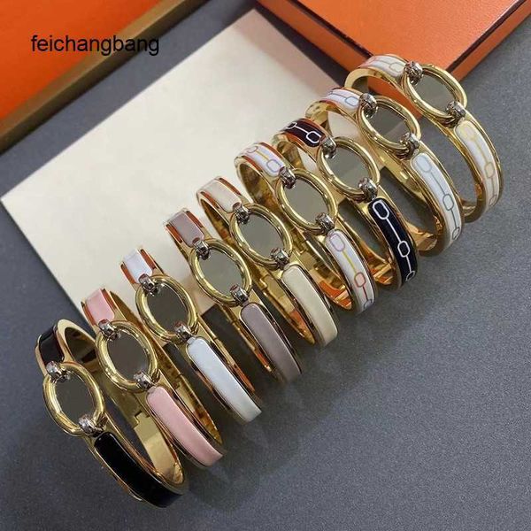 8a h ermes designer bracelets family h s new enamel pig nose bracelet a product of aijia 8 button anchor chain live broadcast lovers, Black
8a h ermes designer bracelets family h s new enamel pig nose bracelet a product of aijia 8 button anchor chain live broadcast lovers, Black