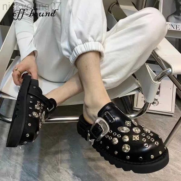 slippers women's shoes summer punk metal rivet charms black slip on outdoor platform modern slippers casual shoes for female 2022 new y
slippers women's shoes summer punk metal rivet charms black slip on outdoor platform modern slippers casual shoes for female 2022 new y