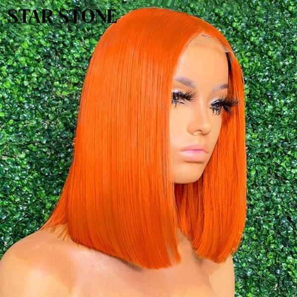 hair wigs ginger short bob lace front 100% human for women blonde orange straight brazilian closure wig 230510, Black
hair wigs ginger short bob lace front 100% human for women blonde orange straight brazilian closure wig 230510, Black