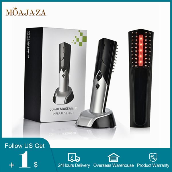 hair brushes sisir penumbuh rambut laser listrik perawatan terapi inframerah anti rontok sikat pemijat getaran suplai penata 230510, Silver
hair brushes sisir penumbuh rambut laser listrik perawatan terapi inframerah anti rontok sikat pemijat getaran suplai penata 230510, Silver