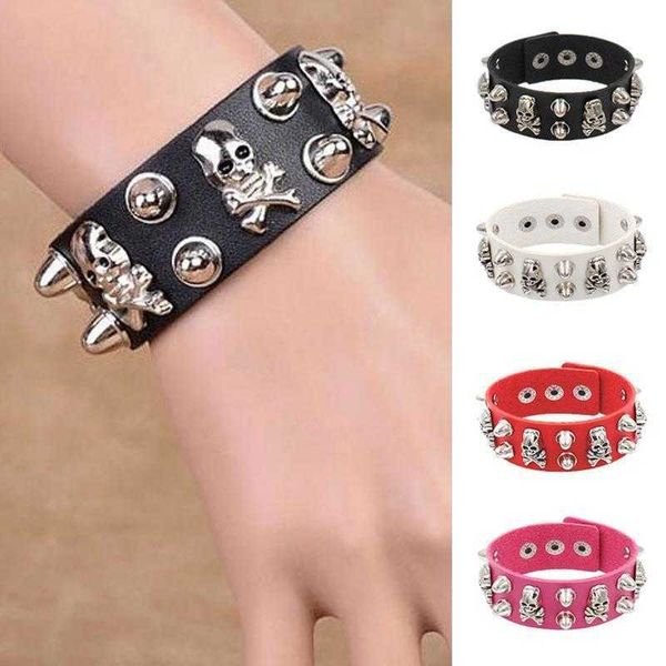 fashion street shooting width leather bracelet domineering personalized skull rivet punk retro dance wristband ornament, Golden;silver
fashion street shooting width leather bracelet domineering personalized skull rivet punk retro dance wristband ornament, Golden;silver
