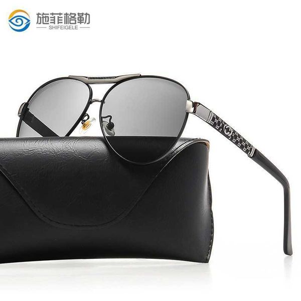 new fashion mirror high definition polarized for men driving fishing big frame sunglasses, White;black 
new fashion mirror high definition polarized for men driving fishing big frame sunglasses, White;black