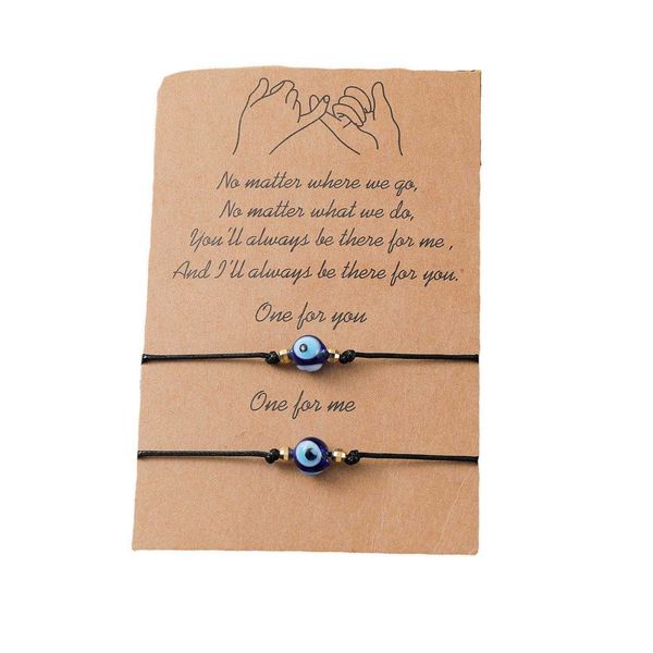 glass bead woven bracelet creative devil eye couple card 2 piece set carrying strap, Golden;silver
glass bead woven bracelet creative devil eye couple card 2 piece set carrying strap, Golden;silver