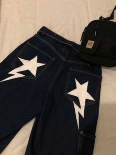 men's pants y2k jeans star graphic print baggy jeans denim pants women men harajuku hip hop punk rock gothic wide leg trousers streetwe, Black
men's pants y2k jeans star graphic print baggy jeans denim pants women men harajuku hip hop punk rock gothic wide leg trousers streetwe, Black